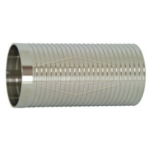 Long Weld Hose Adapter, 1-1/2 in, 316L SS, Domestic